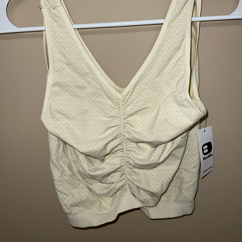 BKE Double V Neck Top